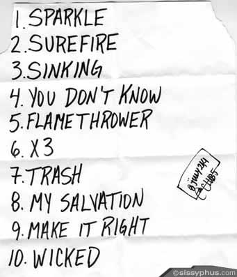 Econoline setlist.