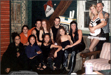 Virgos + company in the greenroom.