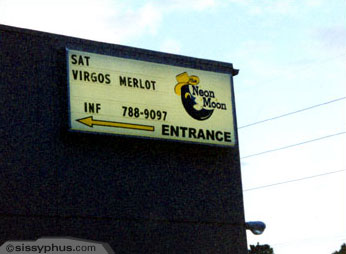 The Neon Moon marquee.