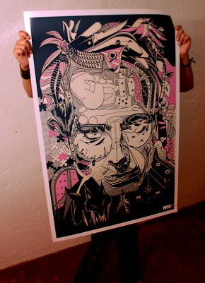 radiohead poster by cesar moreno