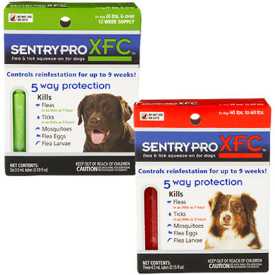 Sentry XFC Pro flea + tick medicine