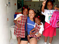 Me + the cute twins.