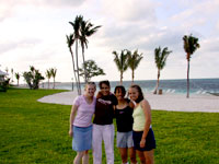 Alison, Liz, me, + Katy before snorkeling.