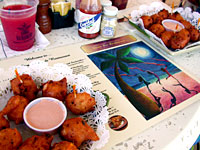 Conch fritters @ the Straw Bar. Mmm.