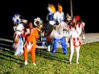 Junkanoo tradition by night @ the Straw Bar.