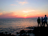 Our last sunset.